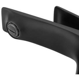 Змішувач для раковини Kroner KRP Graz-SCH010 одноважільний чорний CV035509