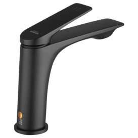 Змішувач для раковини Kroner KRP Graz-SCH010 одноважільний чорний CV035509