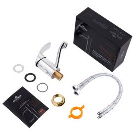 Смеситель для раковины Kroner KRP Konstante-C011 однорычажный хром CV023591