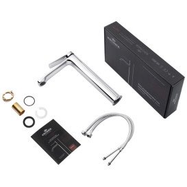 Змішувач для раковини Kroner KRP Makon-C010-3 одноважільний хром CV033870