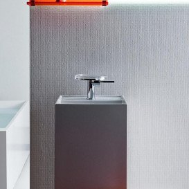 Змішувач для раковини Laufen Kartell з поличкою-мильницею хром H3113310041101