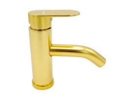 Смеситель для раковины Millz однорычажный золото MRS-AL-B-13(Gold)