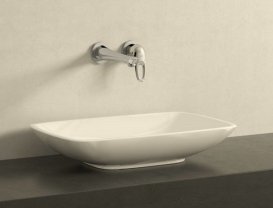 Змішувач для раковини одноважеля настінний Grohe колекція Eurostyle New хром 19571003