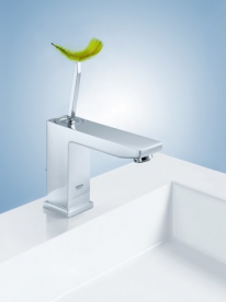 Змішувач для раковини з джойстиком з донним клапаном Grohe Eurocube Joy хром 23654000