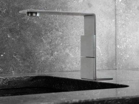 Смеситель для раковины однорычажный Treemme 5 мм нержавеющая сталь 2811IS5M