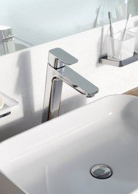 Змішувач для раковини Ravak 10 ° Free TD F 015.00 334 мм високий змішувач без донного клапана латунь хром X070130