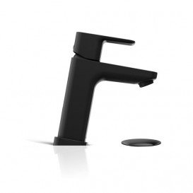 Смеситель для раковины Ravak 10° однорычажный с донным клапаном черный матовый X070149