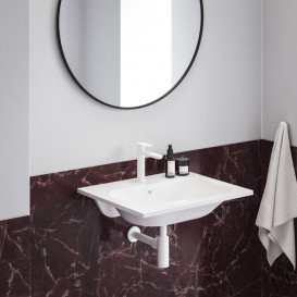 Смеситель для раковины Ravak Eleganta BeCool однорычажный белый матовый X070410