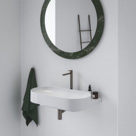 Смеситель для раковины Ravak Eleganta EL 015.20GB однорычажный графит матовый X070328