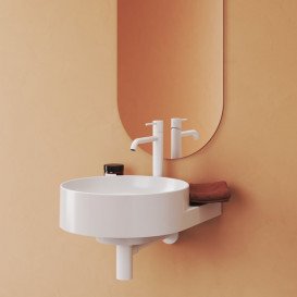 Змішувач для раковини Ravak Espirit BeCool одноважільний білий матовий X070405