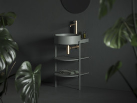 Змішувач для раковини Ravak Espirit BeCool одноважільний золото матове X070561