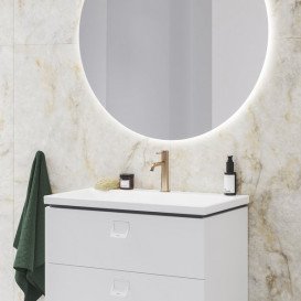 Змішувач для раковини Ravak Espirit одноважільний рожеве матове золото X070347