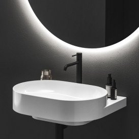 Змішувач для раковини Ravak Espirit одноважільний чорний матовий X070392