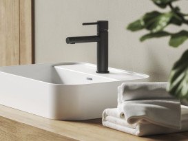 Смеситель для раковины Ravak Nox NX 014 однорычажный матовый черный X070648