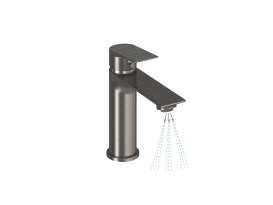 Смеситель для раковины Ravak Plan PN 014.00 однорычажный графит матовый X070652