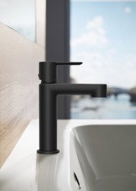 Смеситель для раковины Ravak Puri PU 014.20 однорычажный черный X070181