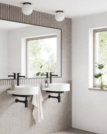 Змішувач для раковини Ravak Puri PU 015.20 одноважільний чорний X070182