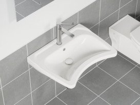 Змішувач для раковини Ravak Safe SF 014.00 із медичним важелем хром X070620