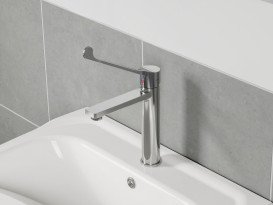 Змішувач для раковини Ravak Safe SF 014.00 із медичним важелем хром X070620