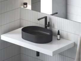 Змішувач для раковини Ravak Сhrome II CR II 015.22BL одноважільний чорний X070591