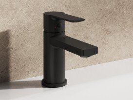 Змішувач для раковини Ravak Solar одноважільний чорний X070488