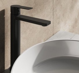 Змішувач для раковини Ravak Solar одноважільний чорний X070490