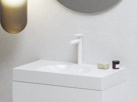 Змішувач для раковини Ravak Spring SG 014.00 одноважільний білий матовий X070566