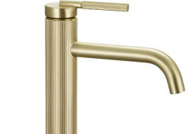 Смеситель для раковины Rea Argon однорычажный матовое золото REA-B7802