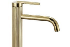 Змішувач для раковини Rea Argon одноважільний золото REA-B7803