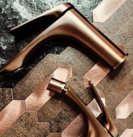 Змішувач для раковини Rea Avalon одноважільний матова мідь REA-B5064