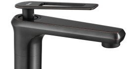 Смеситель для раковины Rea Blade однорычажный черный REA-B9974