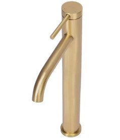 Смеситель для раковины Rea Clif однорычажный золотой матовый REA-B5329
