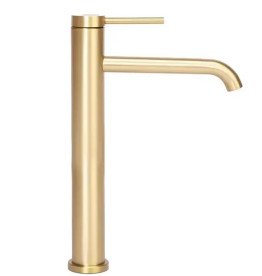 Смеситель для раковины Rea Clif однорычажный золотой матовый REA-B5329