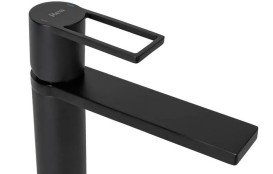 Смеситель для раковины Rea Flip однорычажный черный REA-B2005