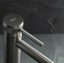 Смеситель для раковины Rea Lungo Grip однорычажный графит REA-B8778