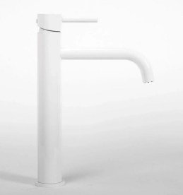 Змішувач для раковини Rea Lungo одноважільний білий матовий REA-B4400