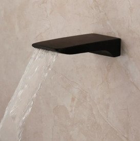 Смеситель для раковины Rea Mason настенный однорычажный черный REA-B0690