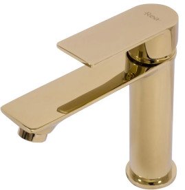 Змішувач для раковини Rea Mayson одноважільний золотий REA-B5101