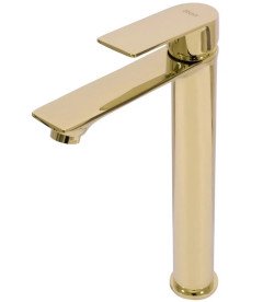 Смеситель для раковины Rea Mayson однорычажный золотой REA-B5103