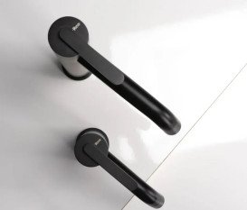 Смеситель для раковины Rea Ontario однорычажный черный REA-B5508