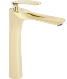 Смеситель для раковины Rea Orbit однорычажный золотой REA-B2051
