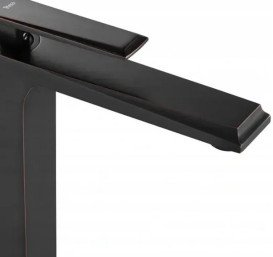 Змішувач для раковини Rea Romano одноважільний чорний REA-B9902