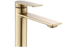 Змішувач для раковини Rea Storm одноважільний матове золото REA-B7962