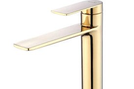 Змішувач для раковини Rea Storm одноважільний золотий REA-B9981