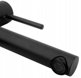 Смеситель для раковины Rea Tess однорычажный черный REA-B0229