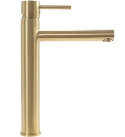 Смеситель для раковины Rea Tess однорычажный матовое золото REA-B5660