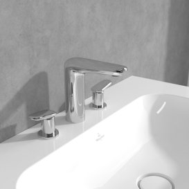 Змішувач для раковини Villeroy & Boch Antao на 3 отвори хром TVW11100100061