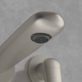 Змішувач для раковини Villeroy & Boch Antao настінний на 2 отвори матовий нікель TVW11100200064