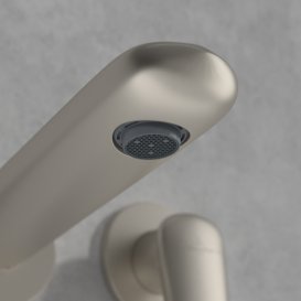 Змішувач для раковини Villeroy & Boch Antao настінний на 2 отвори матовий нікель TVW11100200064