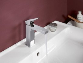 Змішувач для раковини Villeroy & Boch Architectura Square одноважільний хром TVW12500400061